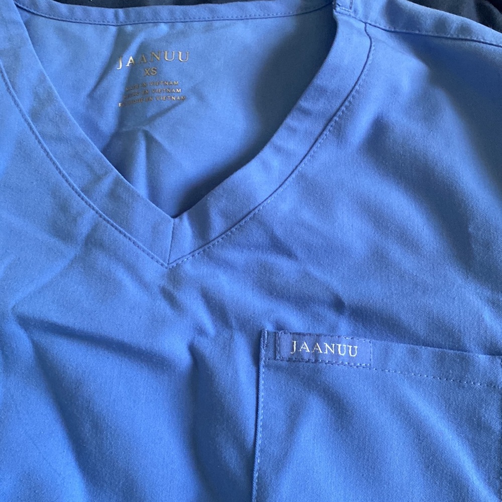 Blue Scrub Set - Picture 2 of 4